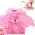 Pearl Angel Pet Chest Harness with Traction Belt