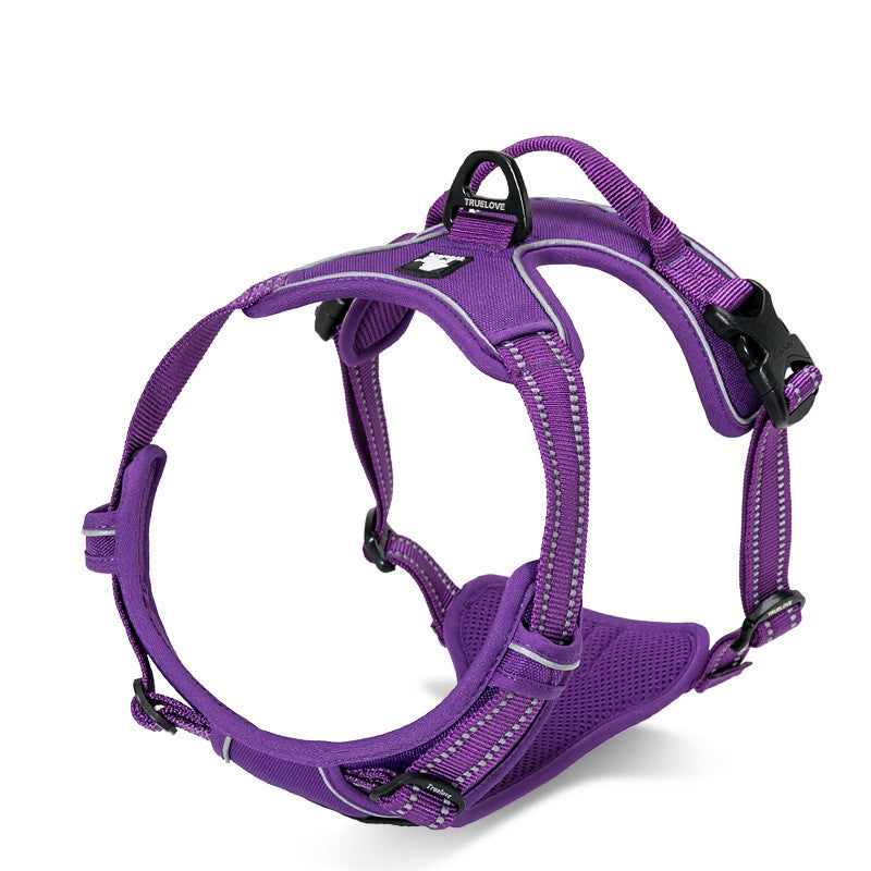 Truelove Adjustable Reflective Nylon Harness for Dogs