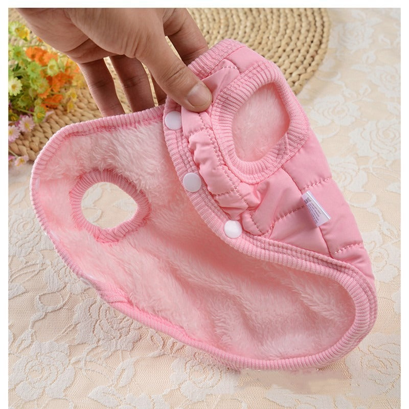 New Fleece-Lined Pet Dog Clothing