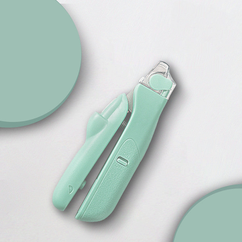 Stainless Steel LED Pet Nail Clippers for Cats & Dogs
