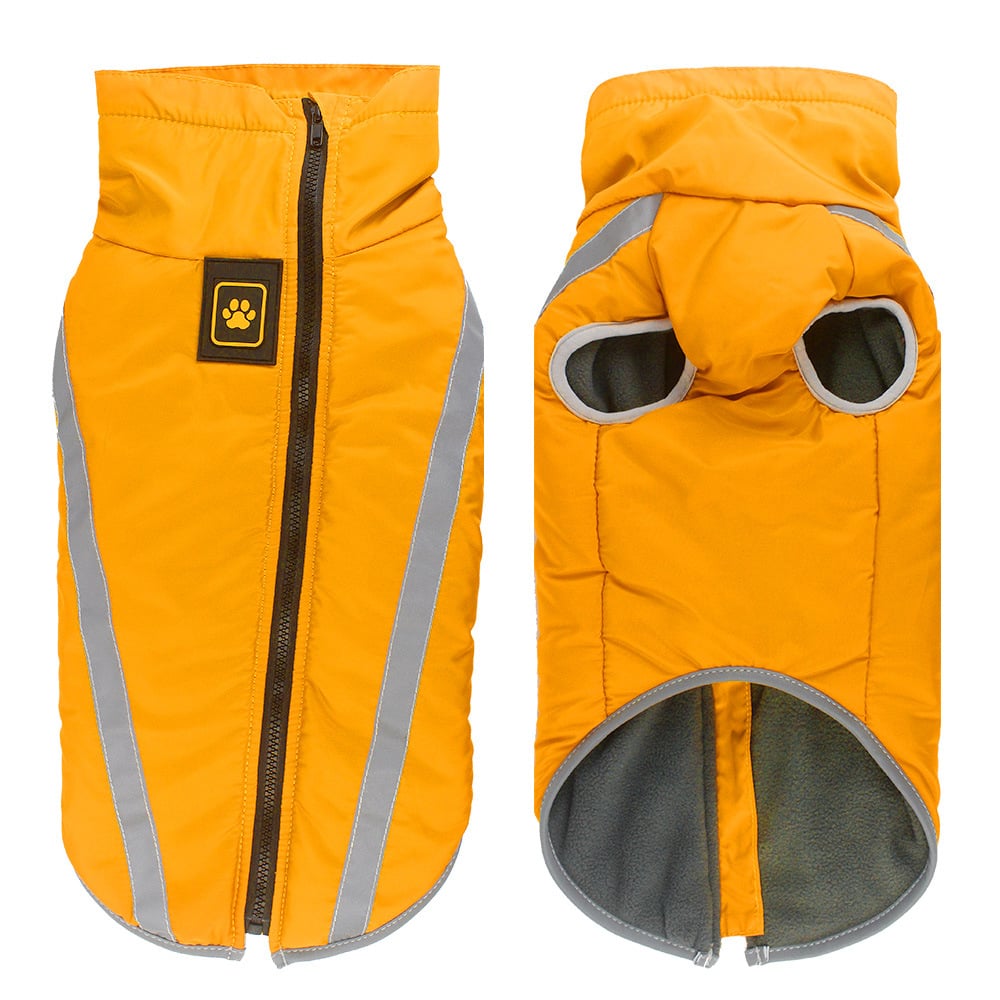 Reflective Padded Warm Jacket for Dogs in Winter