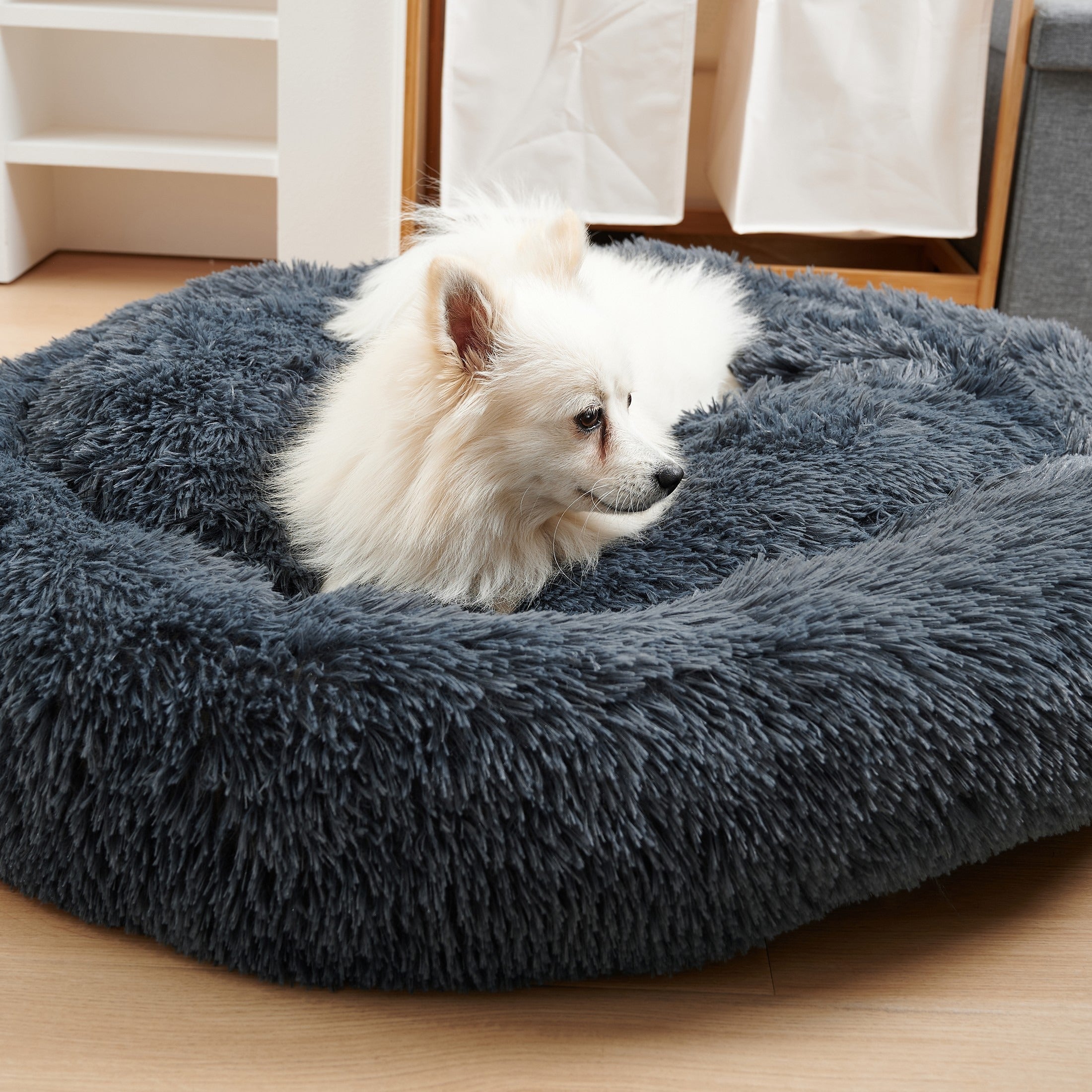 Washable Donut Pet Bed for Cats and Dogs