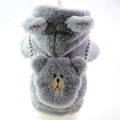 Embroidered Plush Two-Leg Sweater for Comfort
