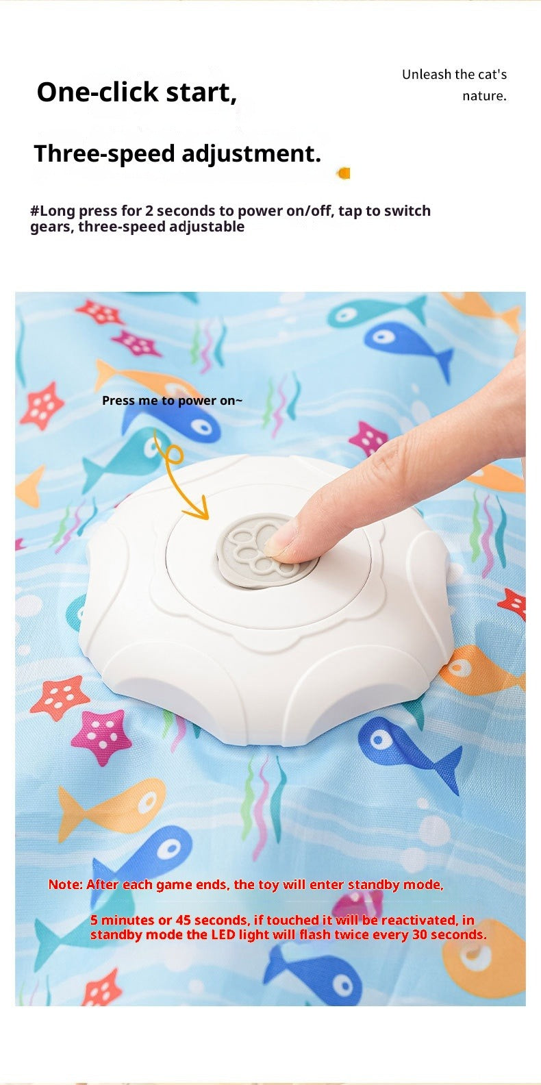Smart Electric Cat Hunting Toy