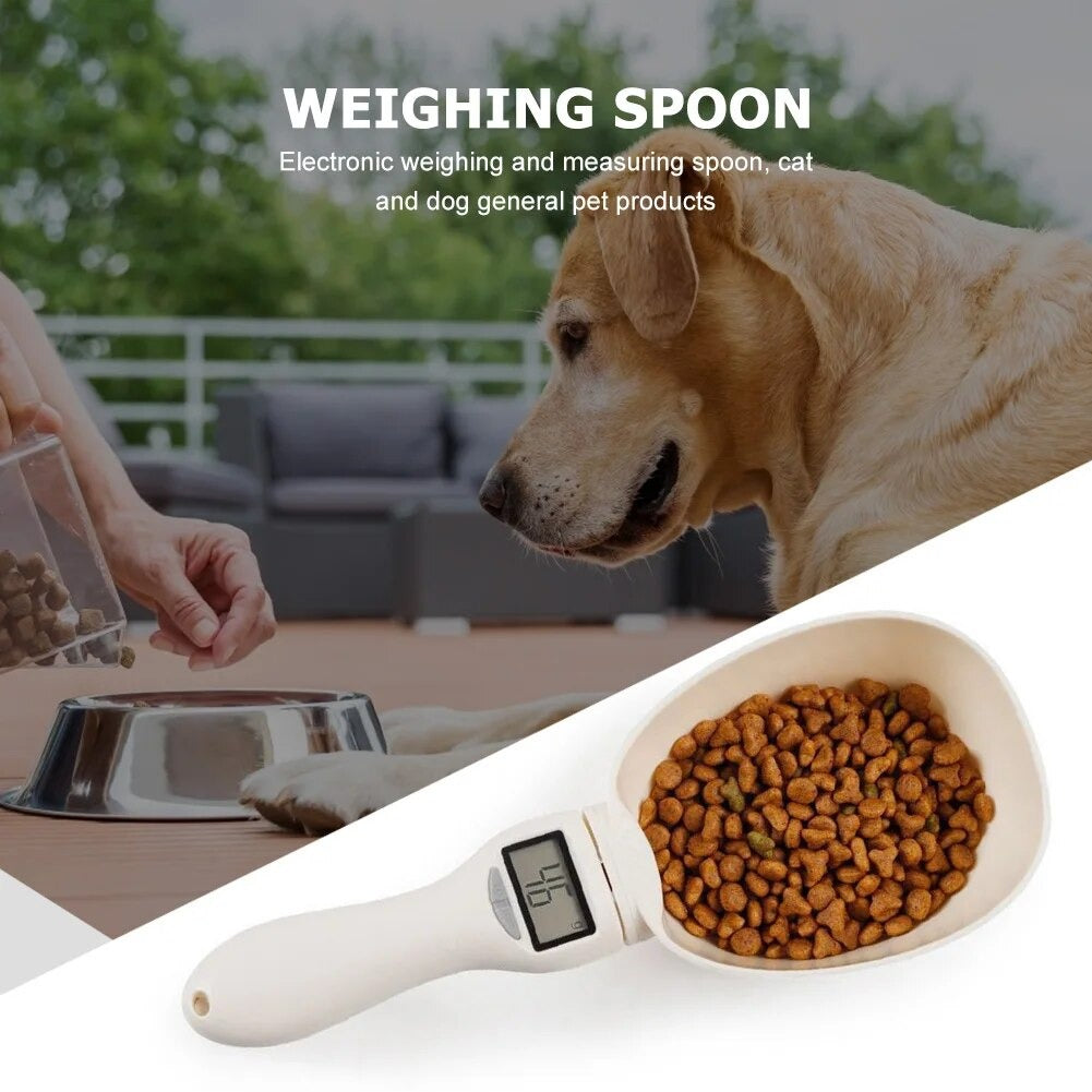 Pet Food Measuring Spoon with LCD Scale