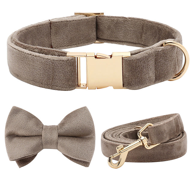 Velvet Dog Collar Pet Necklace