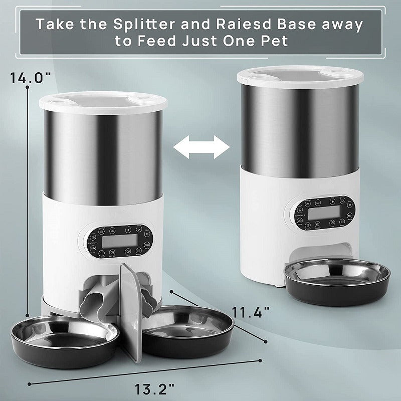 Automatic Pet Feeder with Dual Meal Options