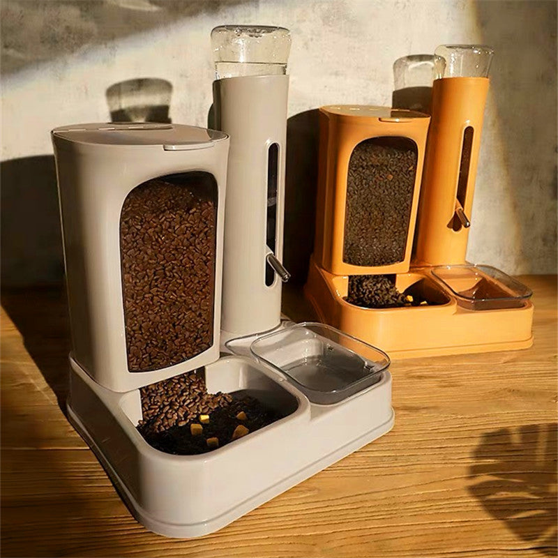 Pet Combo Feeder and Water Dispenser for Cats and Dogs