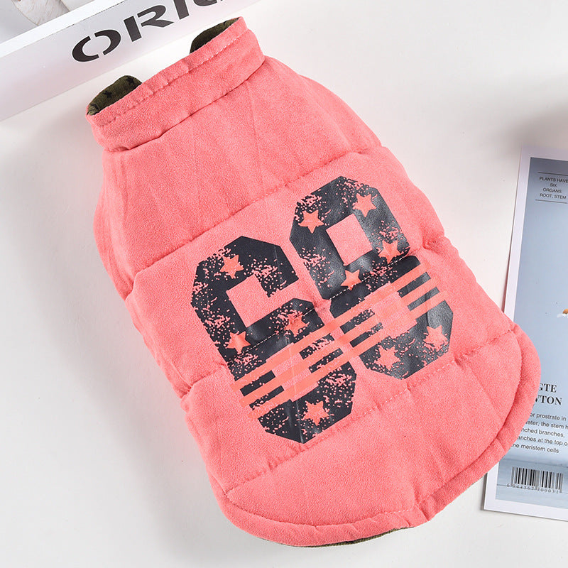 Double-Sided Vest for Dogs - Autumn & Winter Stars