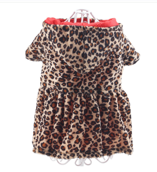 Reversible Leopard Print Cotton Dress