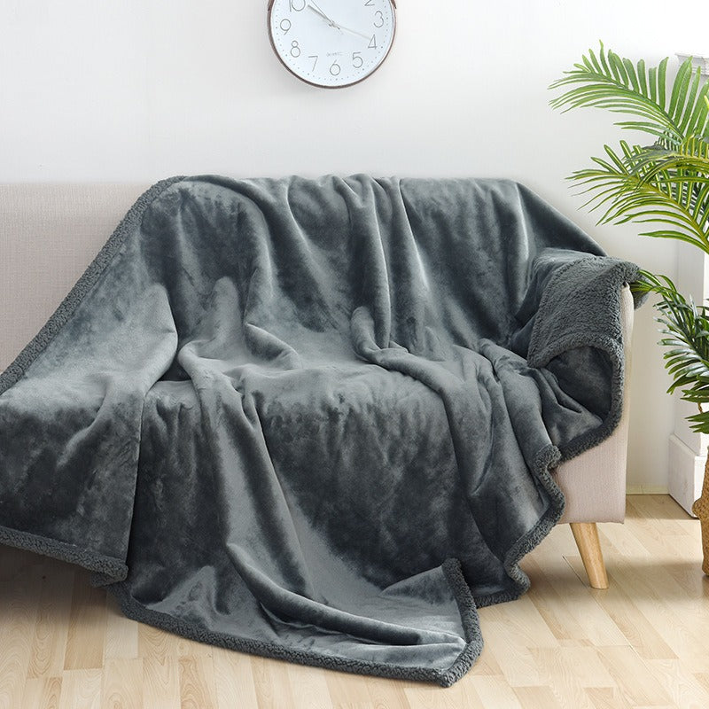 Sherpa Flannel Waterproof Pet Blanket