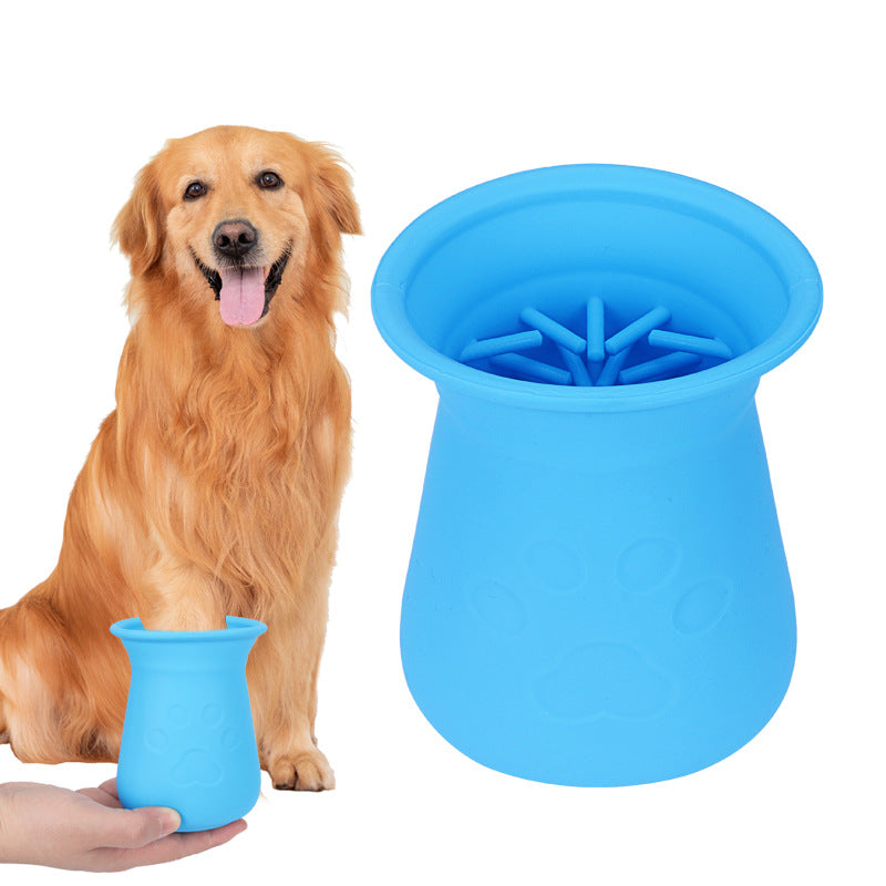 Portable Silicone Pet Foot Washing Cup for Outings