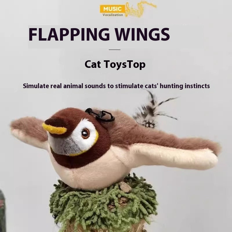 Smart Vibration-Sensing Cat Toy