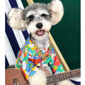 Summer Floral Cotton Shirt for Small Dogs and Cats