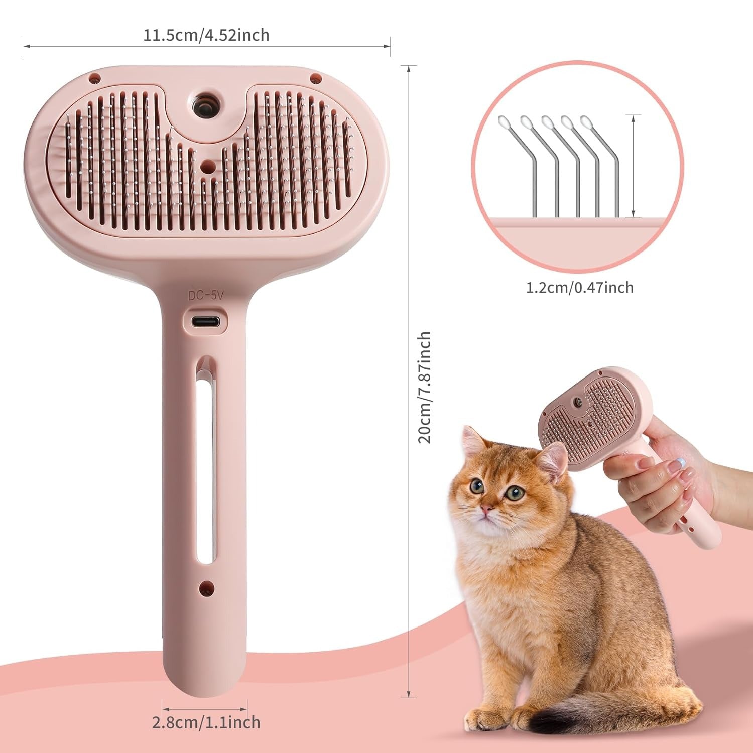 Spray Pet Hair Removal Brush