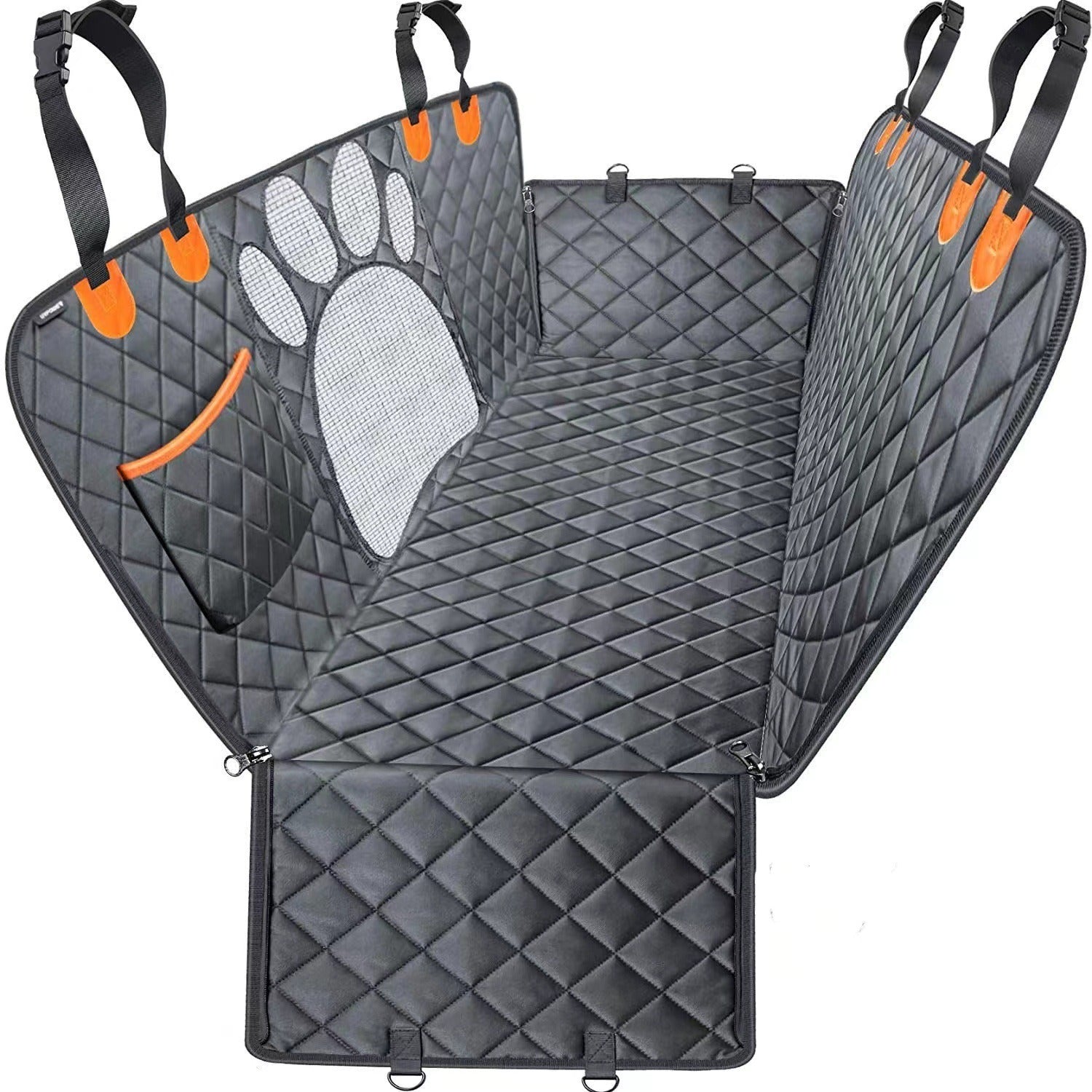 Car Pet Rear Seat Pad with Mesh