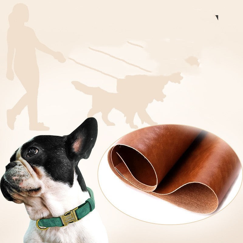 Polyurethane Leather Collar for Small & Medium Dogs