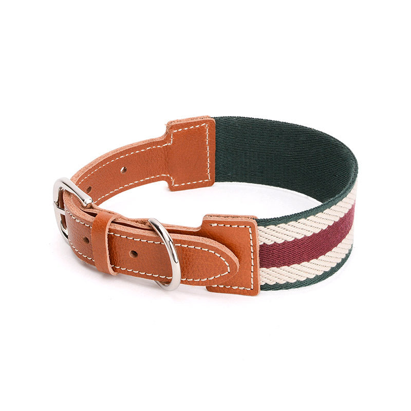 Woven Adjustable Pet Collar Neck Sleeve