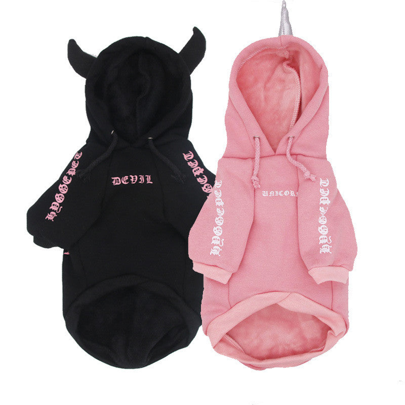 Pet Halloween Hoodie for Dogs and Cats (Warm Fleece)