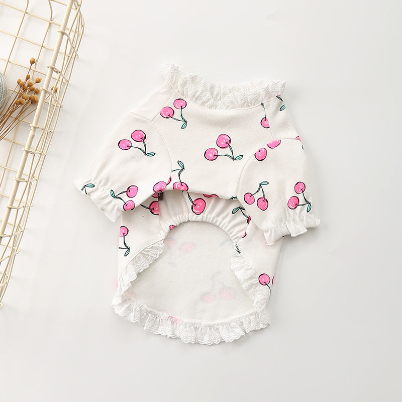 Spring Summer New Dog Cotton Stretch T-Shirt for Pets