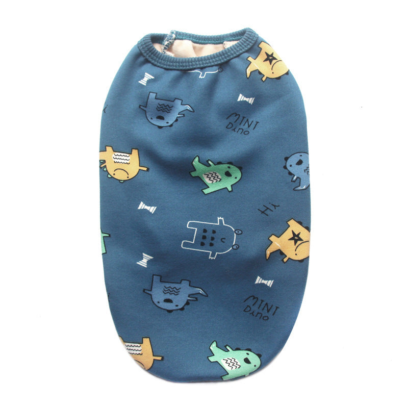 Plush Pet Vest for Autumn and Winter (Small to Large)