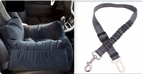 Pet Car Seat Bed for Dogs & Cats