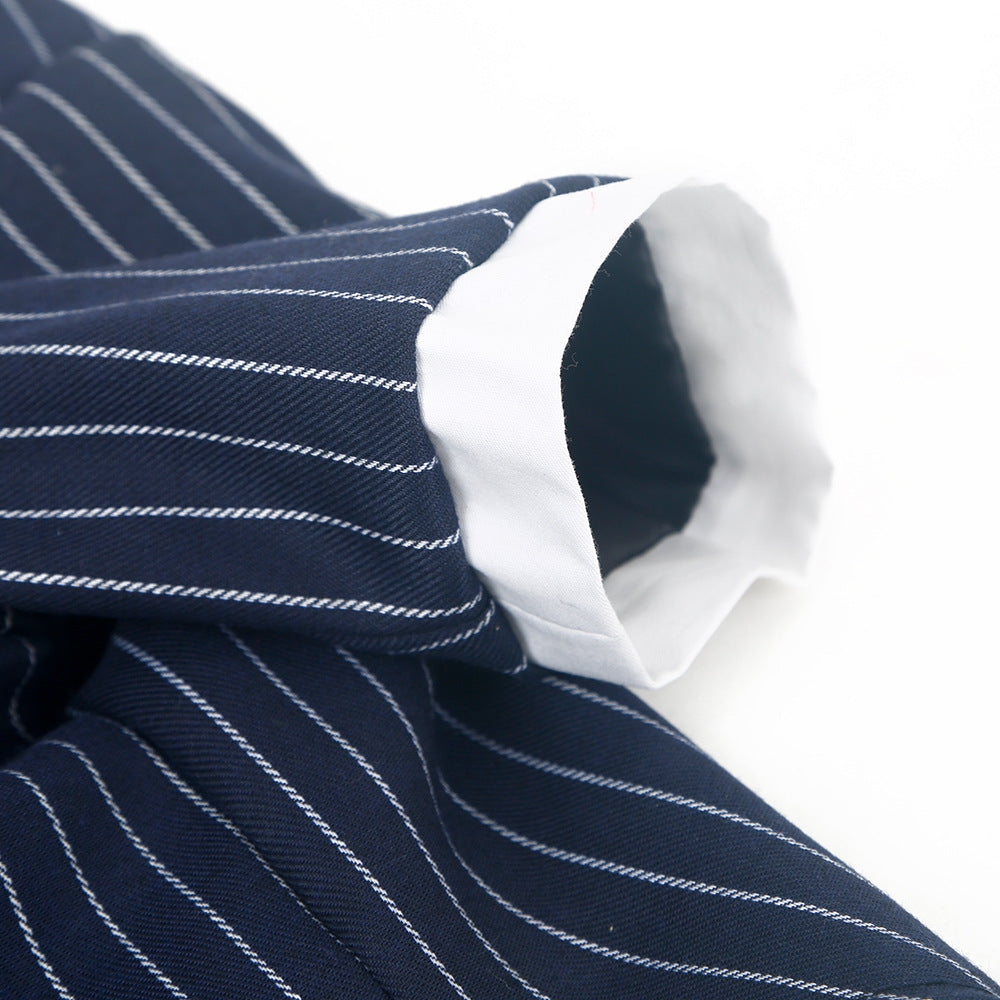 Striped Bowtie Dog Suit and Outfit
