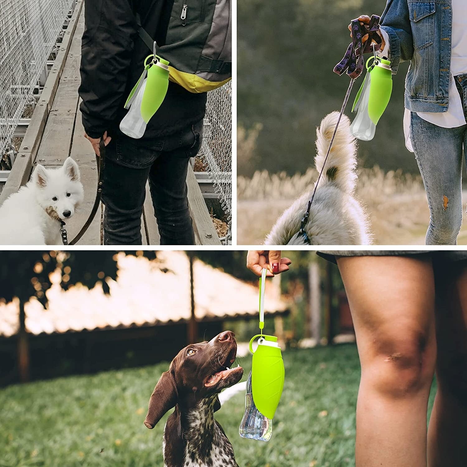 Portable Pet Water Dispenser with Bowl