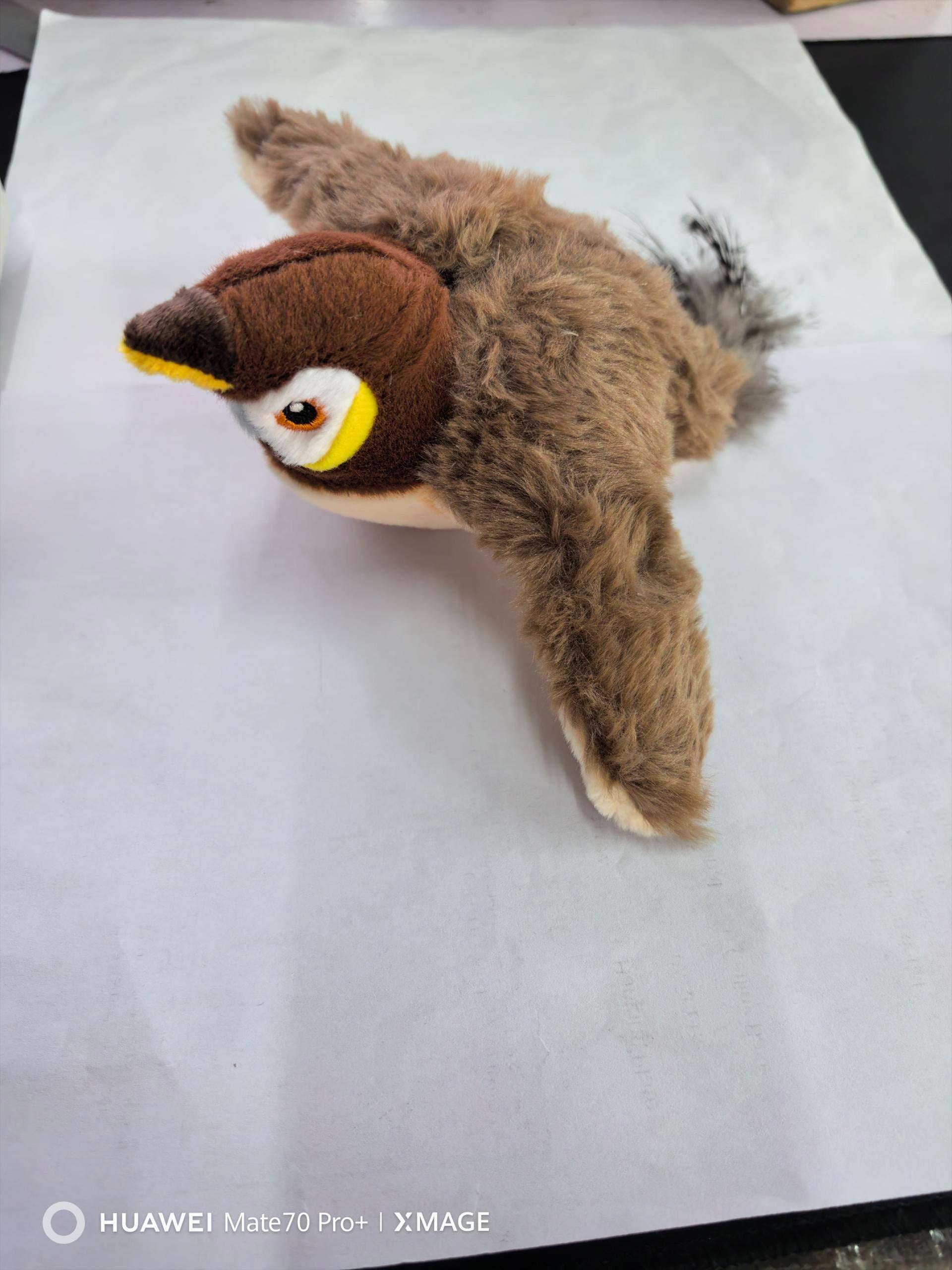 Electric Sound Plush Bird & Fish Pet Toy