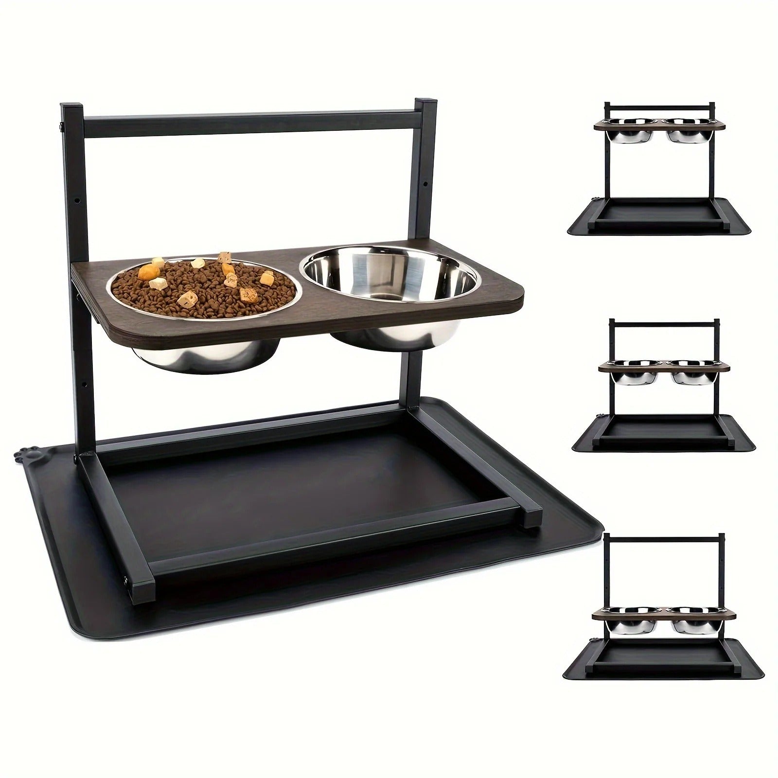 Large 2-Piece Dog Food & Water Bowl Set