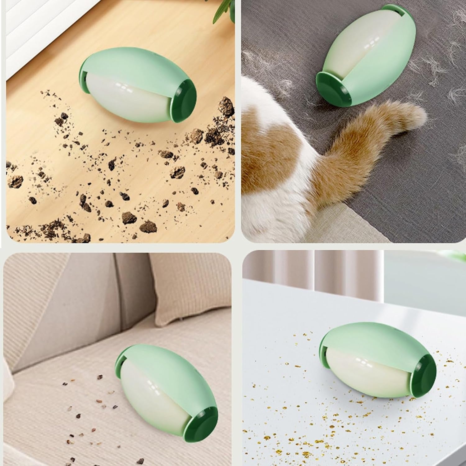 Reusable Gel Lint Roller Ball - Mini Pet Hair Remover