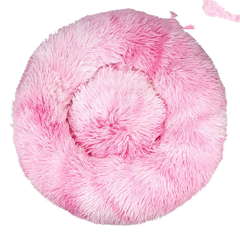Round Plush Pet Bed