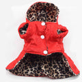 Reversible Leopard Print Cotton Dress
