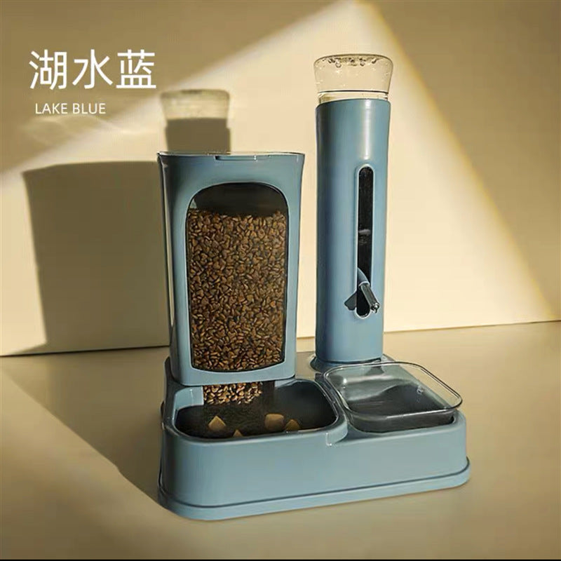 Pet Combo Feeder and Water Dispenser for Cats and Dogs