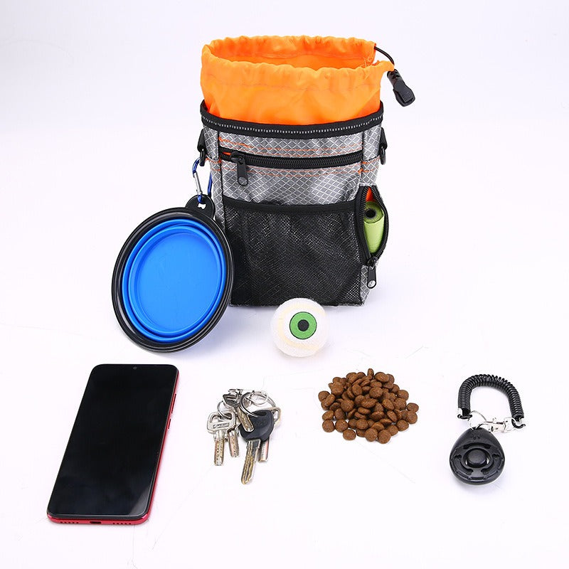 Dog Training Bag with Folding Bowl