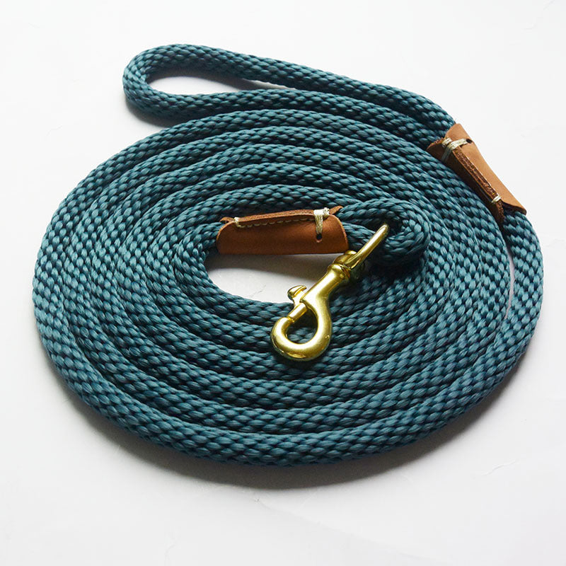 Pet Leather and Nylon Traction Rope
