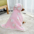 Warm Velvet Dog Pajamas and Sleeping Bag Combo
