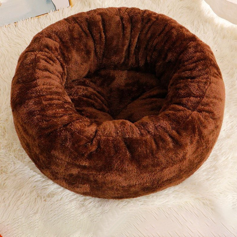 Plush Donut Pet Bed