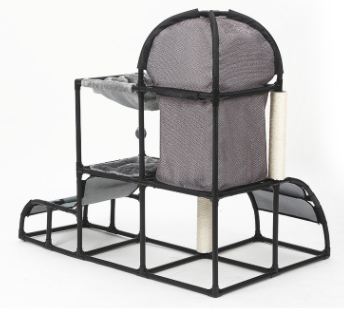 Multi-Functional Cat Tree with Sisal Rope and Bed