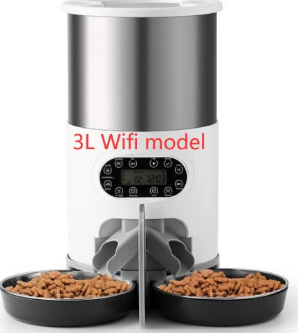 Automatic Pet Feeder with Dual Meal Options