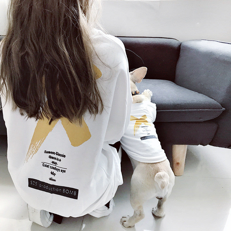 Adult Pet T-Shirt for Dogs and Cats