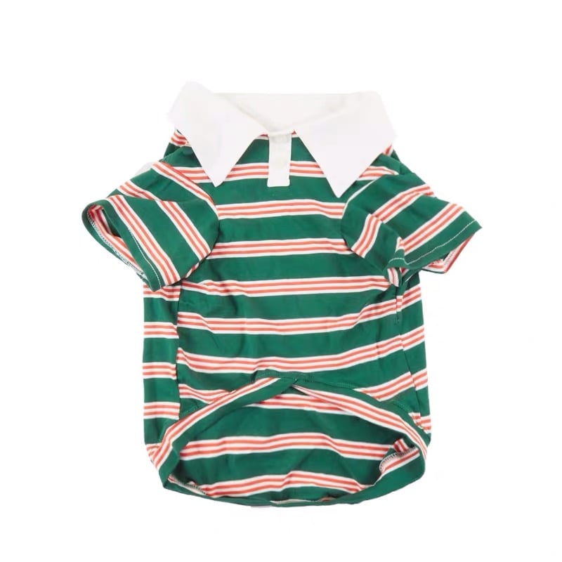 Summer Polo Pet Clothes for Big Dogs and Corgis