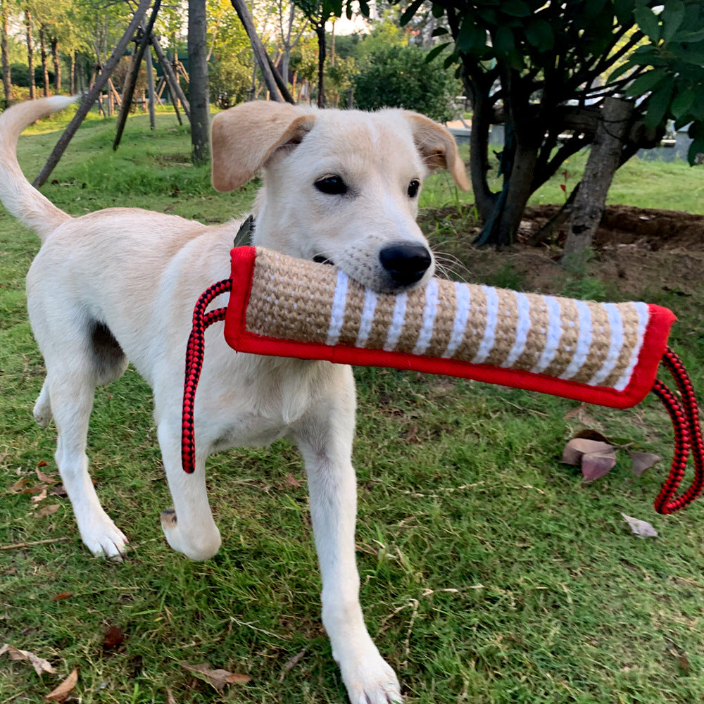 30cm Coarse Hemp Dog Biting Training Stick