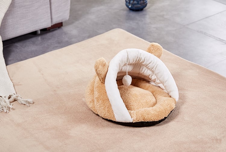 Washable Winter Triangle Cat Sleeping Bag Kennel