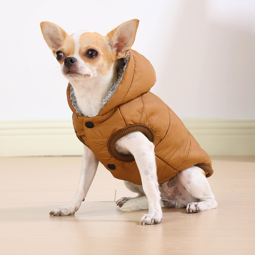 Pet Clothes Warm Thickened Small & Medium Coats & Hats