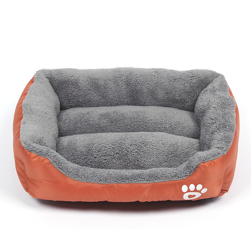 Fleece-lined Pet Cushion Mat