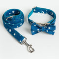 Dog Collar, Leash, and Bow Set for Pets