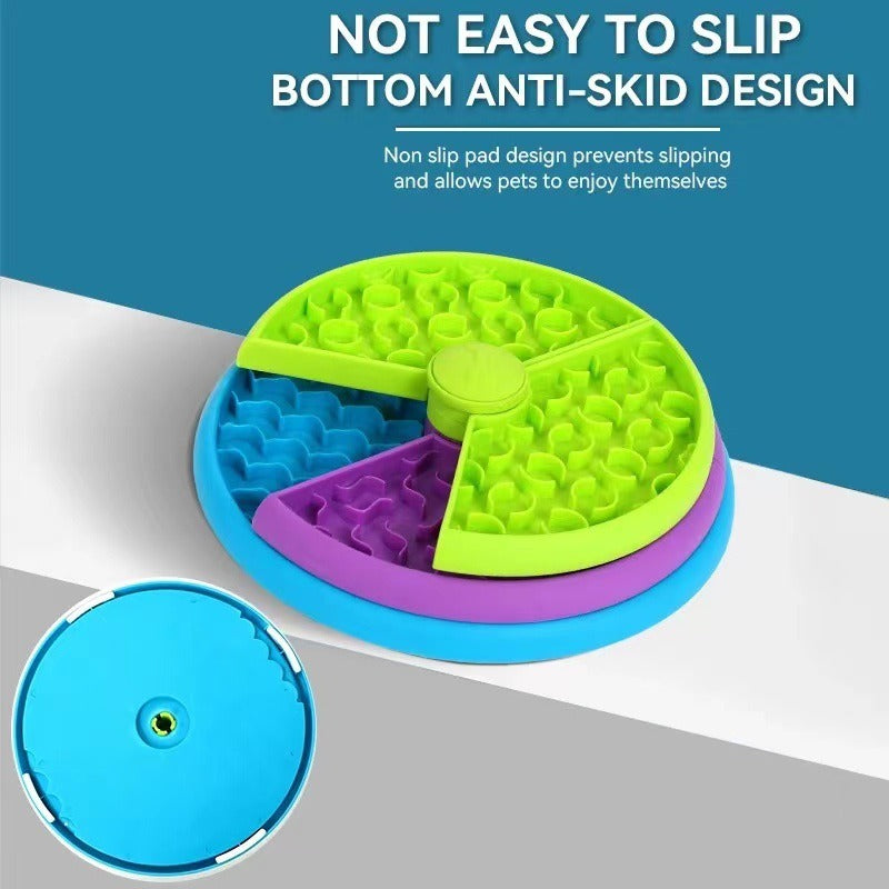 3-Layer Pet Slow Food Bowl Puzzle Feeder
