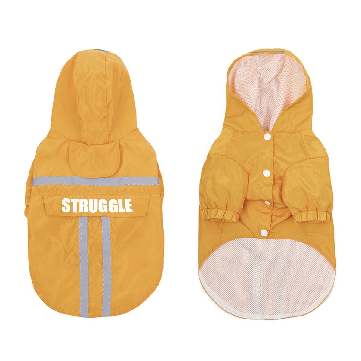 Reflective Strip Pet Raincoat in New Style