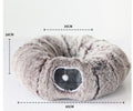 Four Seasons Closed Plush Cat Tunnel Bed